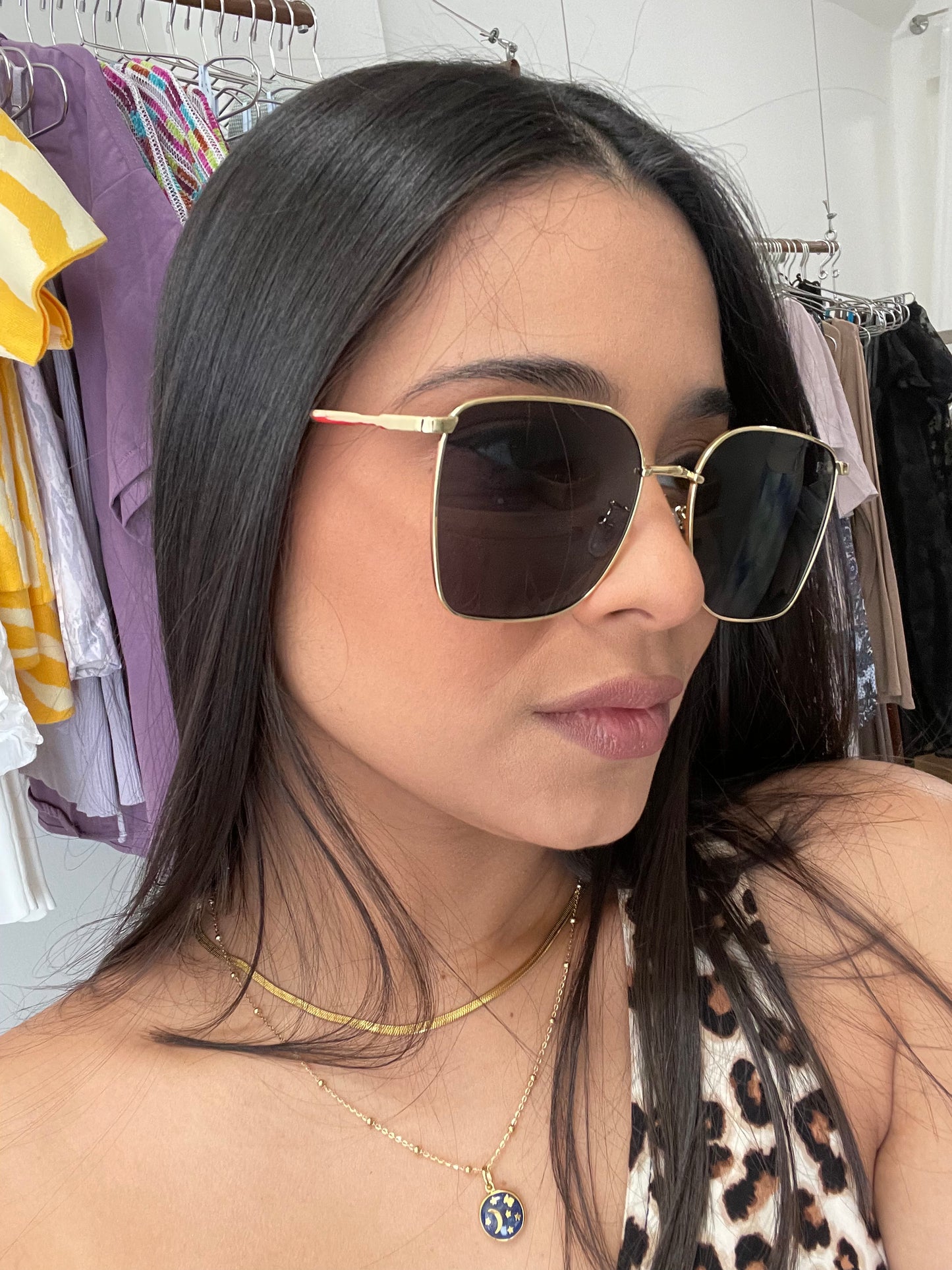 gold new sunglasses